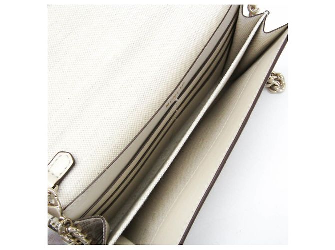Moreau GIGI PHONE CLUTCH Borsa in Pelle per Donna Beige - vista 3