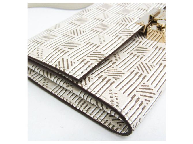 Moreau GIGI PHONE CLUTCH Borsa in Pelle per Donna Beige - vista 5