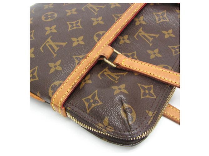 Borsa a spalla Louis Vuitton Monogram Coussin GM M51141 per donne Marrone - vista 7