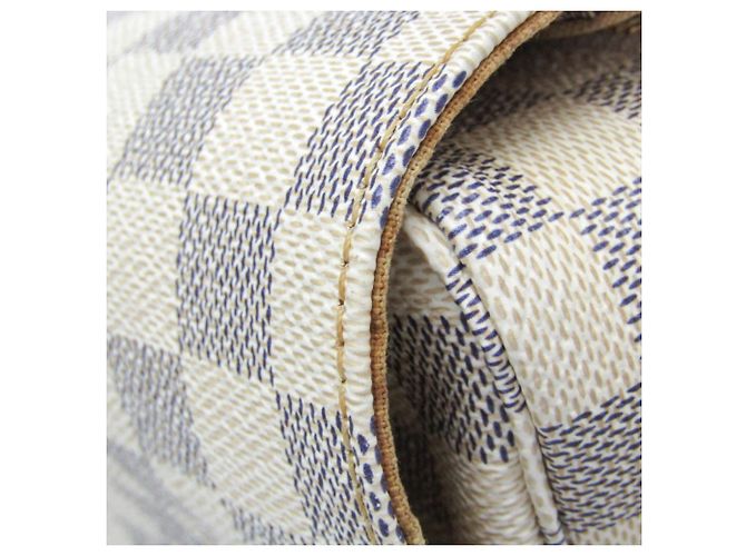 Borsa a Spalla Naviglio Damier Azur Louis Vuitton Bianco sporco - vista 10