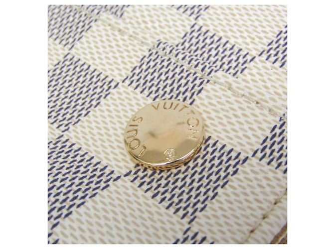 Borsa a Spalla Naviglio Damier Azur Louis Vuitton Bianco sporco - vista 11