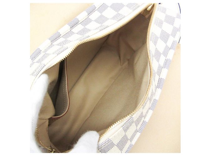 Borsa a Spalla Naviglio Damier Azur Louis Vuitton Bianco sporco - vista 4