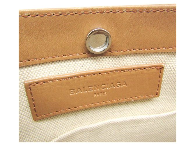 Borsa a Spalla Pochette Navy Balenciaga Beige Bianco sporco - vista 16