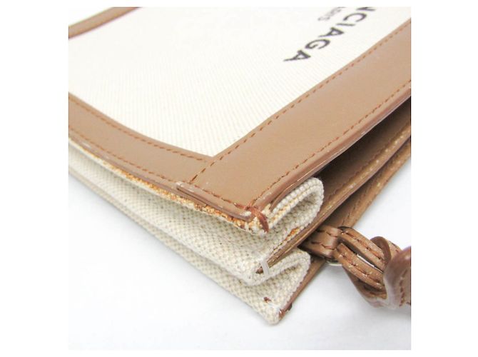 Borsa a Spalla Pochette Navy Balenciaga Beige Bianco sporco - vista 7