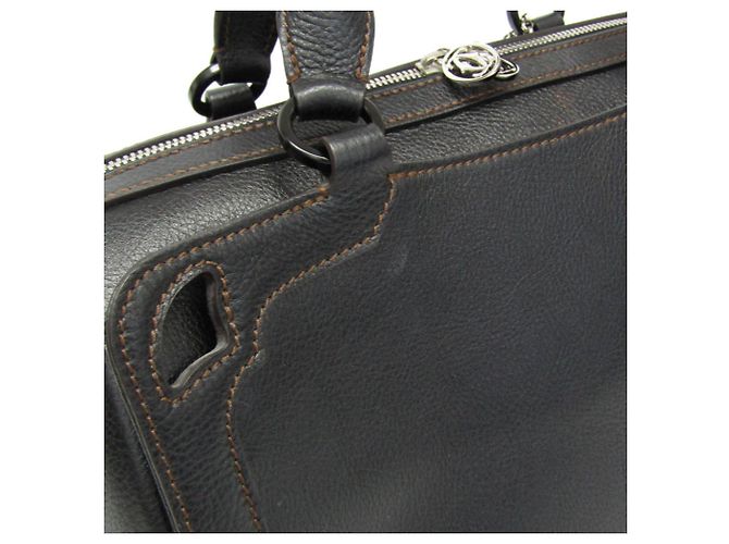 Borsa Boston Piccola Marcello di Cartier Nero - vista 7