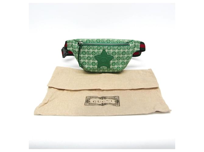Marsupio per bambini Gucci Interlocking G Verde - vista 2