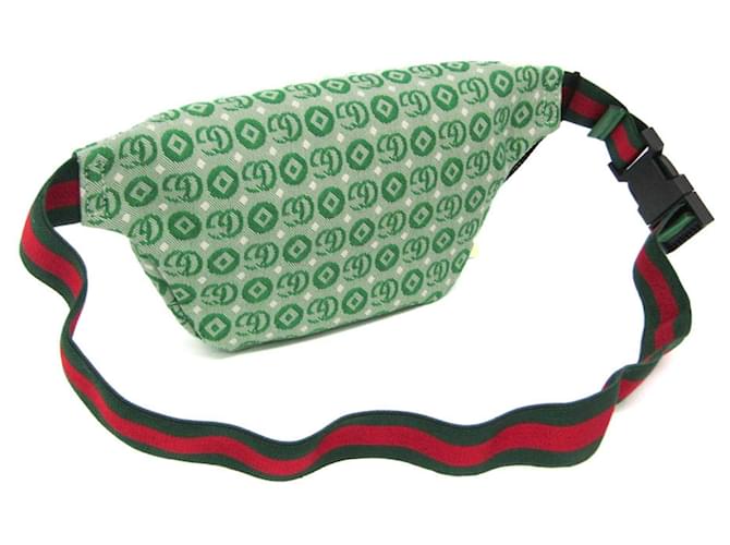 Marsupio per bambini Gucci Interlocking G Verde - vista 3