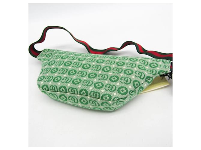 Marsupio per bambini Gucci Interlocking G Verde - vista 5