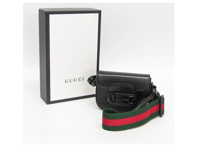 Mini borsa Horsebit 1955 di Gucci Nero - vista 2