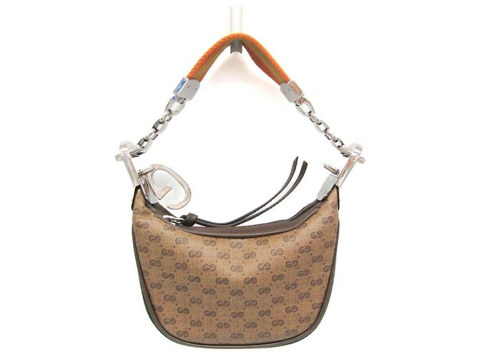 Borsa Gucci Mini Pouch 718512 Beige - vista 13
