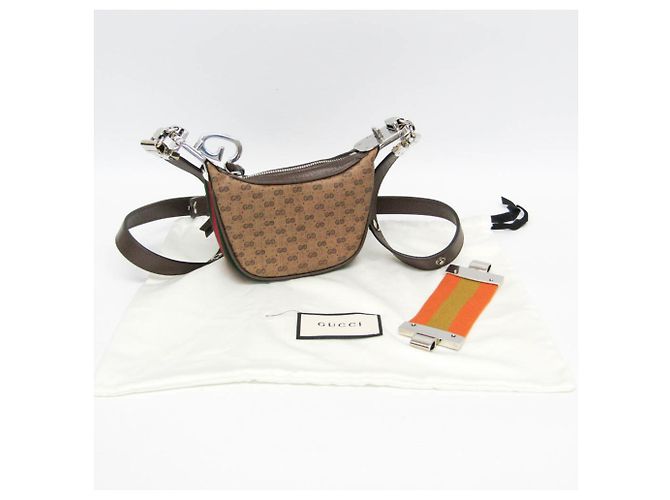 Borsa Gucci Mini Pouch 718512 Beige - vista 2