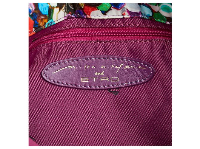 Borsa Tote Eden ETRO x Mika Ninagawa Rosso Blu Multicolore - vista 11