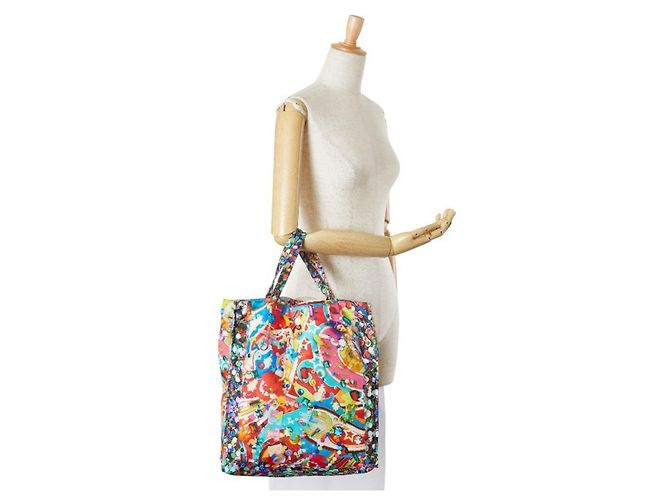 Borsa Tote Eden ETRO x Mika Ninagawa Rosso Blu Multicolore - vista 12