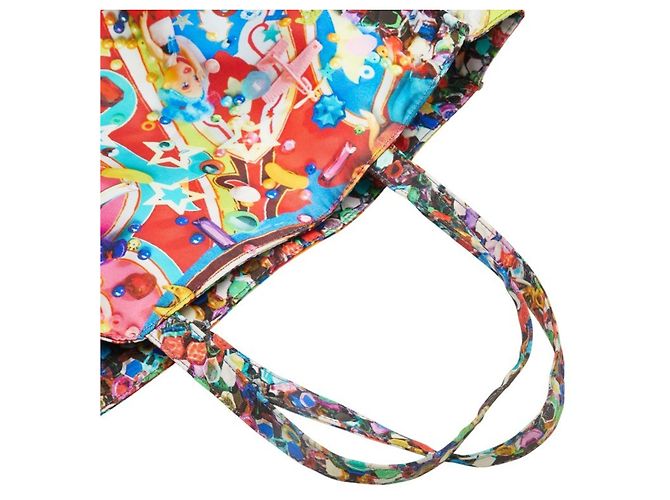 Borsa Tote Eden ETRO x Mika Ninagawa Rosso Blu Multicolore - vista 8