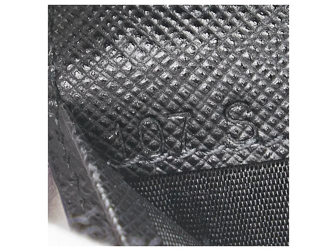 Llave de cuero Saffiano negro con logo de Prada - vista 11