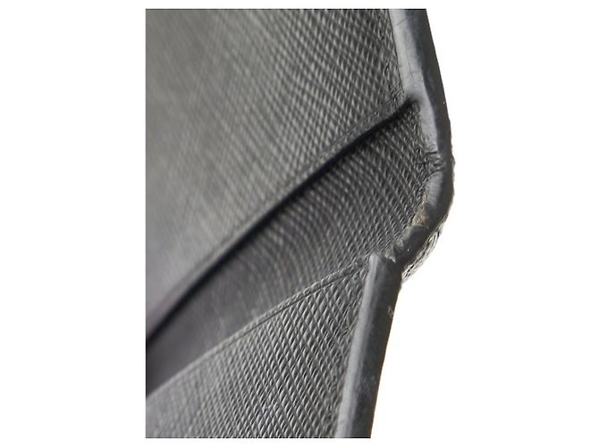 Llave de cuero Saffiano negro con logo de Prada - vista 4