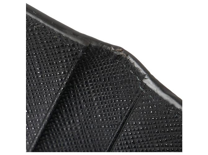 Llave de cuero Saffiano negro con logo de Prada - vista 5