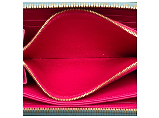 Cartera Zippy Monogram Vernis Louis Vuitton Rosa Azul Multicolor - vista 10