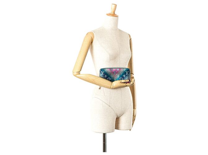 Cartera Zippy Monogram Vernis Louis Vuitton Rosa Azul Multicolor - vista 14