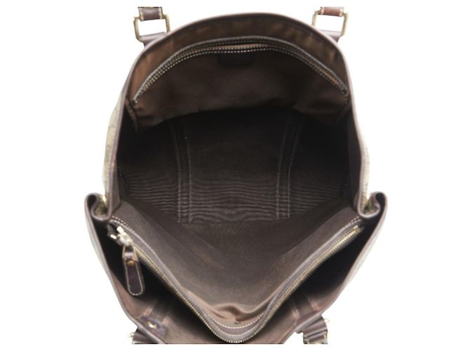 Borsa Tote Gucci GG Supreme Marrone Beige - vista 11