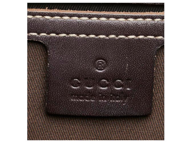 Borsa Tote Gucci GG Supreme Marrone Beige - vista 13