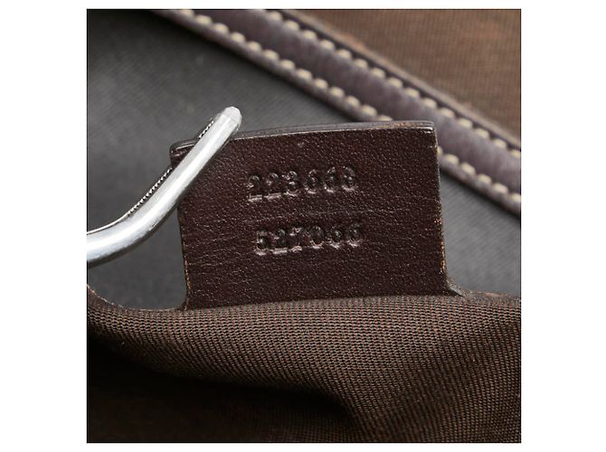 Borsa Tote Gucci GG Supreme Marrone Beige - vista 14