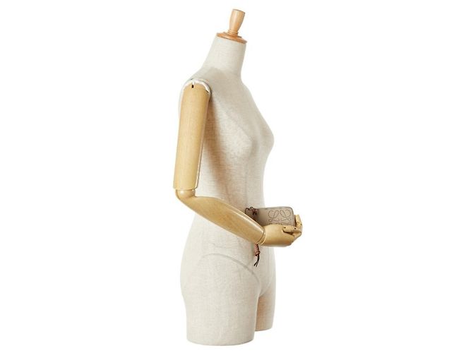 Loewe Anagram Geldbörse/Münzcase Beige - Ansicht 13