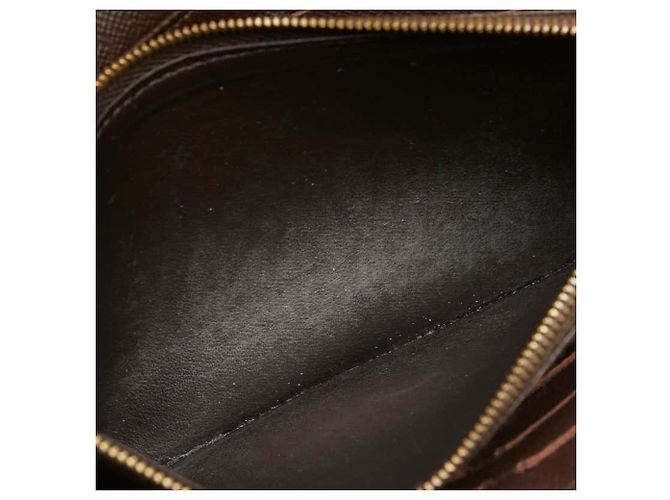Cartera Larga Sarah Damier Louis Vuitton Castaño - vista 9