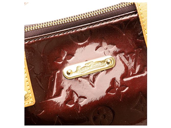 Louis Vuitton Monogram Vernis Bellevue GM Tote Bag Bordeaux Lila - Ansicht 8