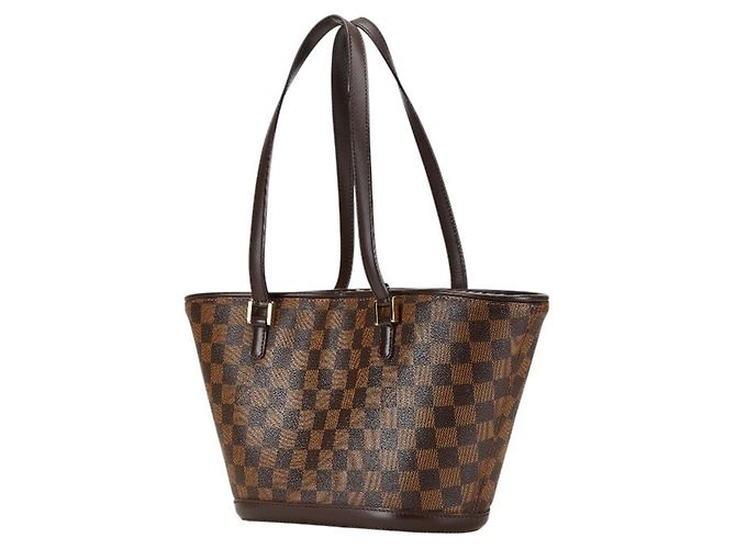 Borsa Tote Manosque PM Damier Louis Vuitton Marrone - vista 2