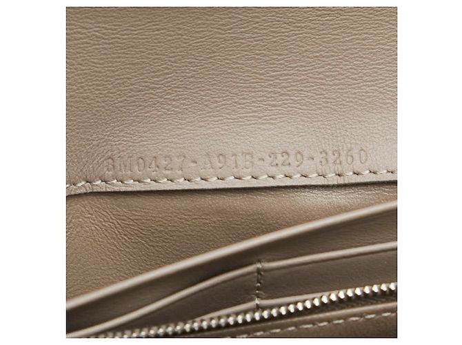 Fendi Peekaboo Long Wallet in Light Blue Leather - view 12
