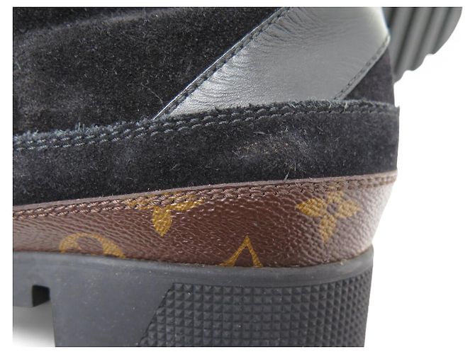 STIVALI DESERT LOUIS VUITTON LAUREATE MONOGRAM 1A4XXU 42 Nero - vista 10