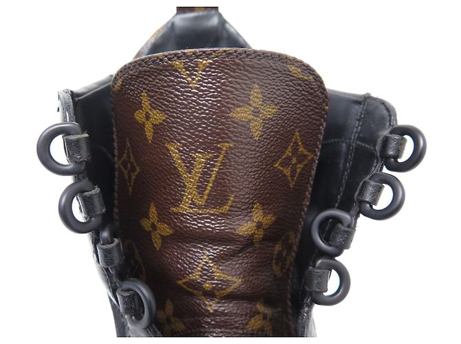 STIVALI DESERT LOUIS VUITTON LAUREATE MONOGRAM 1A4XXU 42 Nero - vista 14