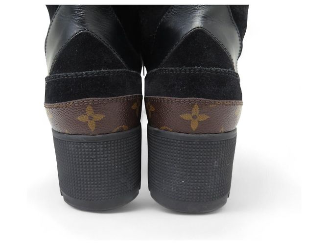 STIVALI DESERT LOUIS VUITTON LAUREATE MONOGRAM 1A4XXU 42 Nero - vista 5