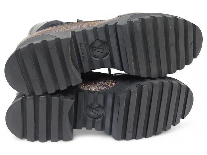 STIVALI DESERT LOUIS VUITTON LAUREATE MONOGRAM 1A4XXU 42 Nero - vista 6