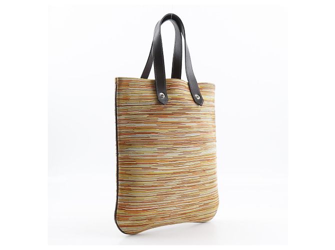 Hermès Tote de lona PM Hermes Ahmedabad Laranja - vista 3