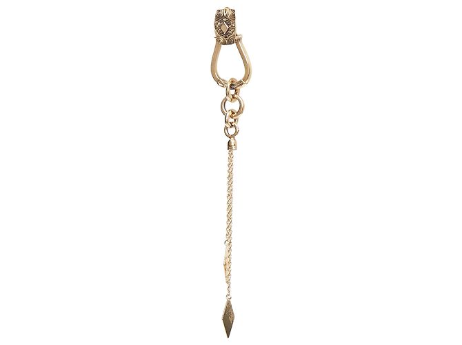 Orecchino a clip con catena e charm in oro Etro - vista 2