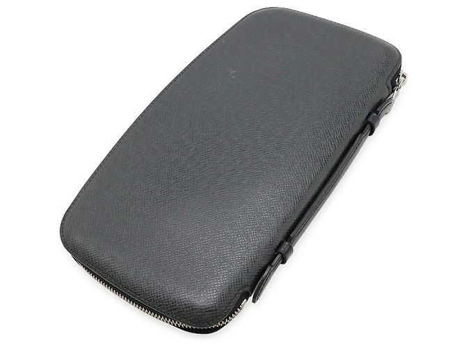 Organizer Louis Vuitton Atoll Taiga - Custodia da Viaggio Nero Grigio - vista 2