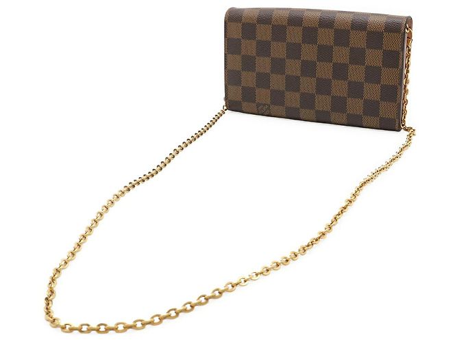 Borsa a spalla Louis Vuitton Portefeuille Croisette Damier 2 in 1 Rosa - vista 2
