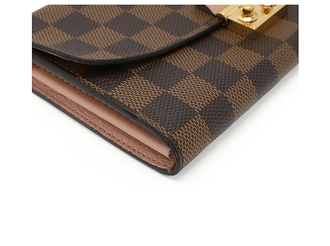 Borsa a spalla Louis Vuitton Portefeuille Croisette Damier 2 in 1 Rosa - vista 3