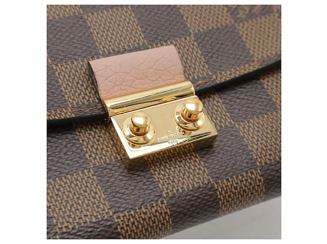 Borsa a spalla Louis Vuitton Portefeuille Croisette Damier 2 in 1 Rosa - vista 4