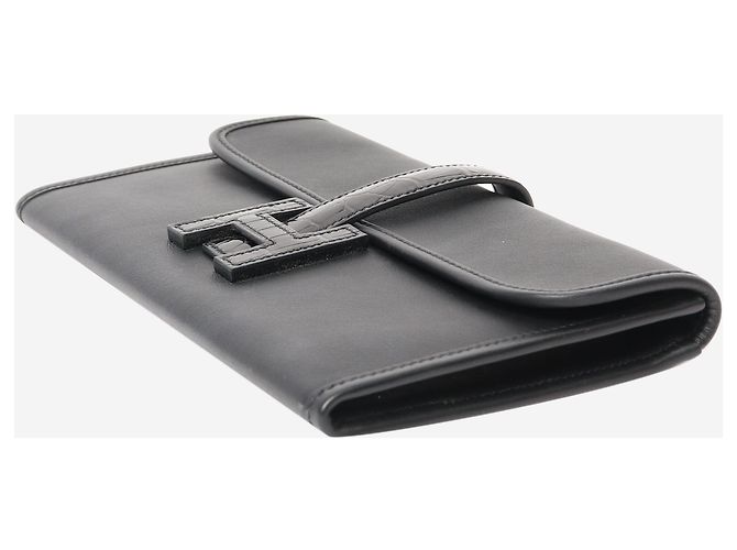 Hermès Borsa clutch Jige nera Nero - vista 2