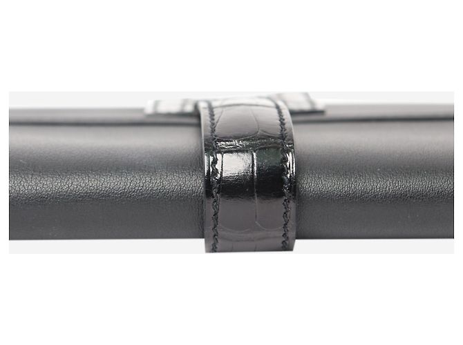 Hermès Borsa clutch Jige nera Nero - vista 3