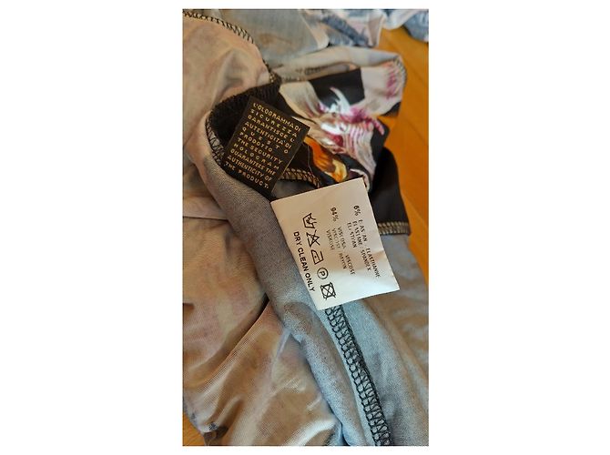 Roberto Cavalli Kleid mit Blumenmuster aus Jersey Größe M Mehrfarben - Ansicht 14