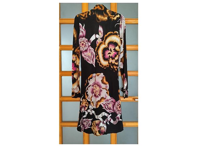 Roberto Cavalli Kleid mit Blumenmuster aus Jersey Größe M Mehrfarben - Ansicht 5