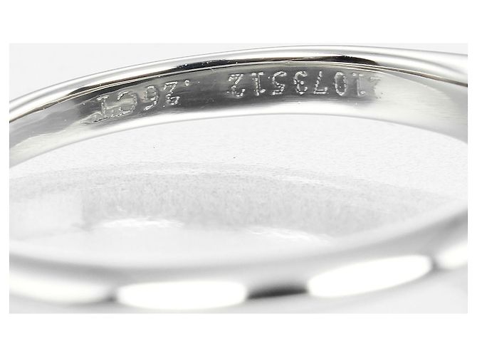 Tiffany & Co. Tiffany Setting Solitärring aus Platin mit RBC-Diamant Silber - Ansicht 6