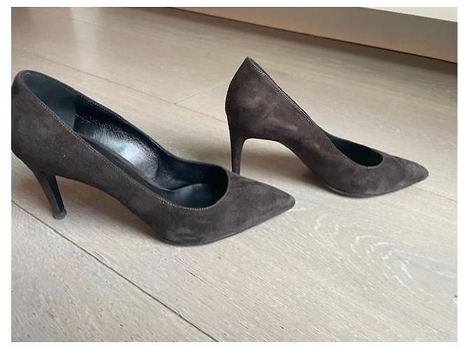 Autre Marque Claude Marè Brown Suede Ankle Boots 37.5 - view 3