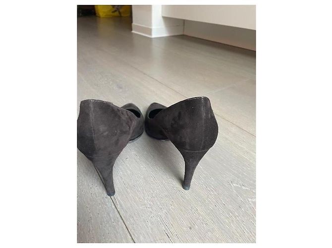 Autre Marque Claude Marè Brown Suede Ankle Boots 37.5 - view 4