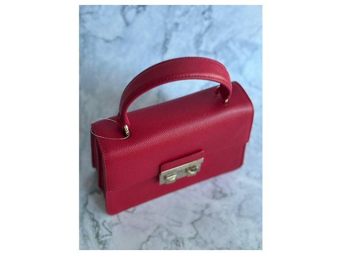 Borsa Furla Bella rossa in pelle Rosso - vista 3