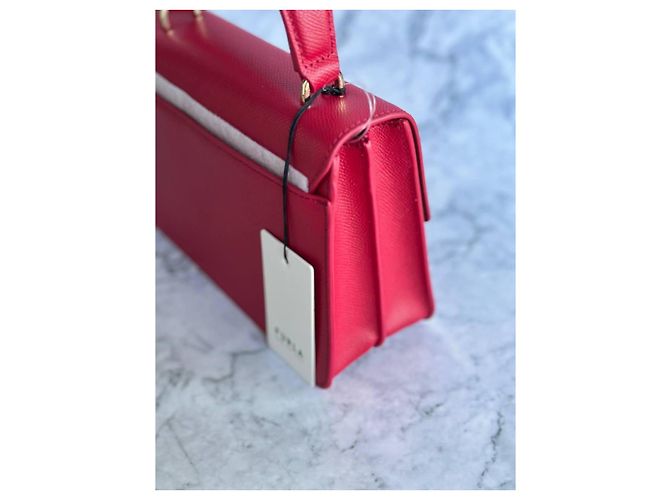 Borsa Furla Bella rossa in pelle Rosso - vista 5